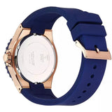 Guess Overdrive White Dial Blue Rubber Strap Watch for Women - W0149L5 Buy Now By Guess