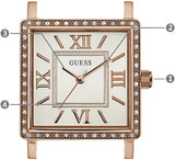 Guess Highline Off White Dial Rose Gold Stainless Steel Mesh Strap Watch For Women - W0826L3 Buy Now By Guess