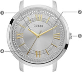 Guess Montauk Silver Dial Two Tone Steel Strap Watch for Women - W0933L5 Buy Now By Guess