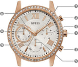 Guess Solar White Dial White Rubber Strap Watch For Women - W1135L1 Buy Now By Guess