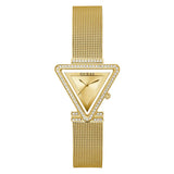 Guess Fame Diamonds Gold Dial Gold Mesh Bracelet Watch for Women - GW0508L2 Buy Now By Guess