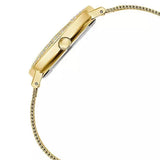 Guess Iconic Diamonds Gold Dial Gold Mesh Bracelet Watch For Women - GW0477L2 Buy Now By Guess