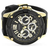 Guess Delta Black Dial Black Rubber Strap Watch for Men - GW0051G2 Buy Now By Guess