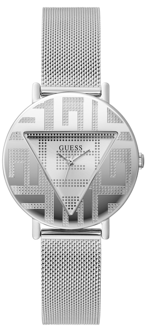 Guess Iconic Quartz Silver Dial Silver Mesh Bracelet Watch For Women - GW0527L1 Buy Now By Guess