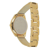 Guess Tri Glitz Quartz Diamonds Gold Dial Gold Mesh Bracelet Watch For Women - W1142L2 Buy Now By Guess