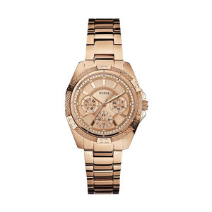Guess Phantom Mini Rose Gold Dial Rose Gold Steel Strap Watch for Women - W0235L3 Buy Now By Guess