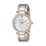 Guess Park Ave Silver Dial Two Tone Steel Strap Watch for Women - W0636L1 Buy Now By Guess