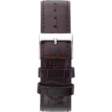 Guess Wafer Quartz White Dial Brown Leather Strap Watch For Men - W70016G2 Buy Now By Guess