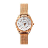 Guess Whisper Silver Dial Rose Gold Mesh Bracelet Watch for Women - W1084L3 Buy Now By Guess