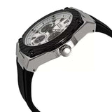Guess Legacy White Dial Black Rubber Strap Watch For Men - W1049G3 Buy Now By Guess