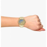 Guess Confetti Diamonds Gold Dial Gold Steel Strap Watch for Women - W0774L2 Buy Now By Guess