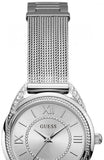 Guess Whisper Silver Dial Silver Mesh Bracelet Watch for Women - W1084L1 Buy Now By Guess