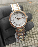 Guess Park Ave Silver Dial Two Tone Steel Strap Watch for Women - W0636L1 Buy Now By Guess