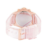 Guess Athena Rose Gold Dial Rose Gold Rubber Strap Watch for Women - GW0409L3 Buy Now By Guess