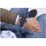 Guess Scope Multifunction Blue Dial Blue Steel Strap Watch for Men - GW0454G4 Buy Now By Guess