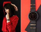 Calvin Klein Minimal Black Dial Black Steel Strap Watch For Men - K3M524Z1 Buy Now By Calvin Klein