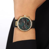 Guess Solstice Diamonds Black Mother of Pearl Dial Black Rubber Strap Watch for Women - GW0113L2 Buy Now By Guess