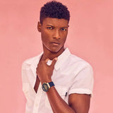 Guess Momentum Chronograph Blue Dial Blue Rubber Strap Watch for Men - GW0263G2 Buy Now By Guess