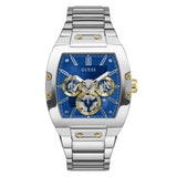 Guess Phoenix Multifunction Blue Dial Silver Steel Strap Watch For Men - GW0456G5 Buy Now By Guess