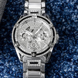 Guess Queen Quartz Silver Dial Silver Steel Strap Watch For Women - GW0464L1 Buy Now By Guess