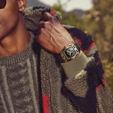 Guess Legend Black Dial Black Rubber Strap Watch For Men - GW0500G1 Buy Now By Guess