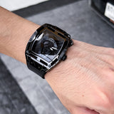 Guess Legend Black Dial Black Silicone Strap Watch For Men - GW0500G2 Buy Now By Guess