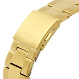 Guess Edge Chronograph Black Dial Gold Steel Strap Watch For Men - GW0539G2 Buy Now By Guess