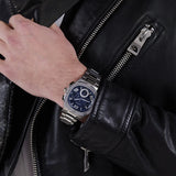 Guess Headliner Multifunction Blue Dial Silver Steel Strap Watch For Men - GW0572G1 Buy Now By Guess