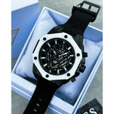 Guess Formula Chronograph Black Dial Black Silicone Strap Watch For Men - GW0579G1 Buy Now By Guess
