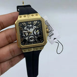 Guess Leo Multifunction Black Dial Black Silicone Strap Watch For Men - GW0637G2 Buy Now By Guess