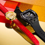 Guess Legend Analog Black Dial Black Rubber Strap Watch For Men - GW0648G1 Buy Now By Guess