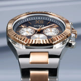 Guess Equity Multifunction Black Dial Two Tone Steel Strap Watch For Men - GW0703G4 Buy Now By Guess