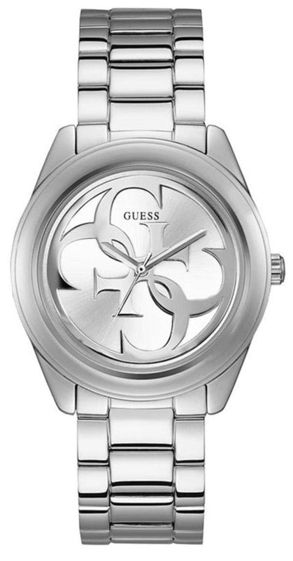 Guess G-Twist Silver Dial Silver Steel Strap Watch for Women - W1082L1 Buy Now By Guess