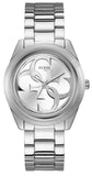 Guess G-Twist Silver Dial Silver Steel Strap Watch for Women - W1082L1 Buy Now By Guess