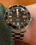 Tag Heuer Aquaracer Automatic Caliber 5 Black Dial Silver Steel Strap Watch for Men - WAN2110.BA0822 Buy Now By Tag Heuer