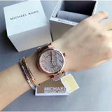 Michael Kors Skylar Rose Gold Dial Rose Gold Steel Strap Watch for Women - MK5868 Buy Now By Michael Kors