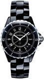 Chanel J12 Quartz Ceramic Black Dial Black Steel Strap Watch for Women - J12 H0682 Buy Now By Chanel