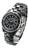 Chanel J12 Quartz Diamonds Black Dial Black Steel Strap Watch for Women - J12 H1625 Buy Now By Chanel