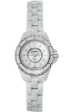 Chanel J12 Diamonds Quartz Mother of Pearl White Dial White Steel Strap Watch for Women - J12 H2570 Buy Now By Chanel