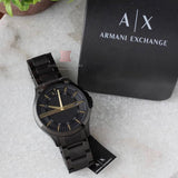 Armani Exchange Hampton Chronograph Black Dial Black Steel Strap Watch For Men - AX2413 Buy Now By Armani Exchange