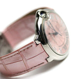 Cartier Ballon Bleu De Cartier Pink Dial Pink Leather Strap Watch for Women - WSBB0007 Buy Now By Cartier