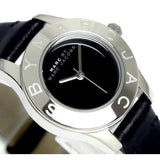 Marc Jacobs Blade Black Dial Black Leather Strap Watch for Women - MBM1211 Buy Now By Marc Jacobs