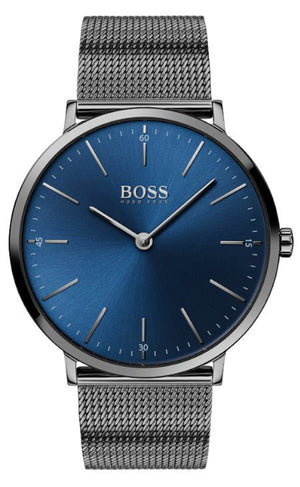 Hugo Boss Horizon Blue Dial Black Mesh Bracelet Watch for Men - 1513734 Buy Now By Hugo Boss