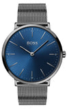 Hugo Boss Horizon Blue Dial Black Mesh Bracelet Watch for Men - 1513734 Buy Now By Hugo Boss