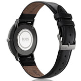 Hugo Boss Modern Grey Dial Black Leather Strap Watch for Men - 1513540 Buy Now By Hugo Boss