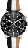 Hugo Boss Allure Chronograph Black Dial Multicolor Nylon Strap Watch for Men - 1513963 Buy Now By Hugo Boss