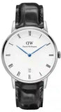 Daniel Wellington Dapper Reading Quartz White Dial Black Leather Strap Watch For Women - DW00100117 Buy Now By Daniel Wellington