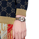 Gucci G Timeless Quartz Silver Dial Two Tone Steel Strap Watch For Women - YA126596 Buy Now By Gucci