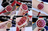 Swarovski Passage Chrono Red Dial Red Leather Strap Watch for Women - 5580345 Buy Now By Swarovski