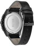 Hugo Boss Champion Black Dial Black Leather Strap Watch for Men - 1513880 Buy Now By Hugo Boss